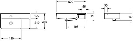 Умывальник Lavinia Boho Bathroom Sink Slim 33311011