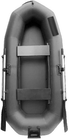 Гребная лодка Муссон R-260 ТР (серый)