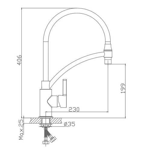 Смеситель Haiba HB73643-7