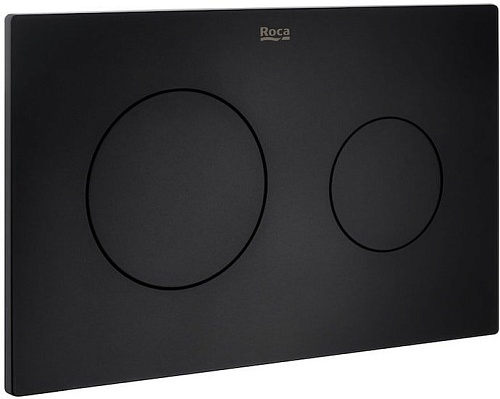 Панель смыва Roca PL10 Dual (One) A890189206 (черный матовый)