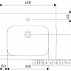 Умывальник Kolo Modo 60x48.5 [L31960]