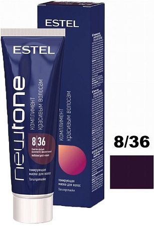 Оттеночная маска Estel Professional Newtone 8/36 Светло-русый золотисто-фиолетовый 60 мл