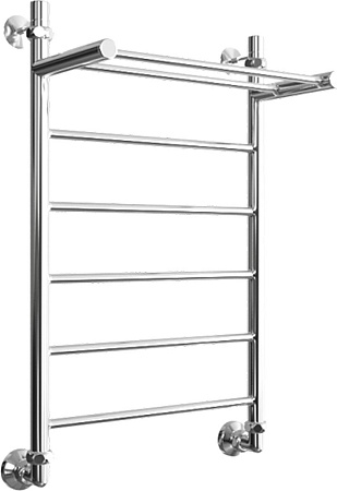 Полотенцесушитель Valfex Гарда 80/50 1/2"ВР VF.PS.W.005.80.50.C.P (хром, с полкой)