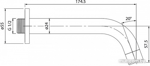 Излив IDDIS 001SB00i63