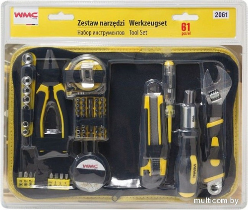Универсальный набор инструментов WMC Tools 2061 (61 предмет)