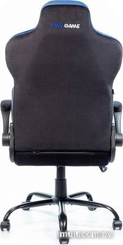 Кресло VMM Game Unit Velour XD-A-VRBKBE (черный/синий)