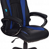 Кресло Бюрократ CH-827/BL+BLUE (черный/синий)