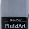 Акриловая краска KolerPark Fluid Art Жидкий акрил (серый, 80 мл)