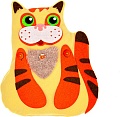 Развивающая игрушка Smile Decor Кот Кузя. Подушка-игрушка Ф708