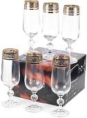 Набор бокалов для шампанского Bohemia Crystal Claudia 40149/43249/180
