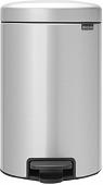 Brabantia Pedal Bin NewIcon 12 л (серый металлик)