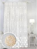 Тюль Amore Mio RR 240580-86 3x2.7см (белый/золотой)