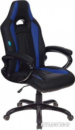 Кресло Бюрократ CH-827/BL+BLUE (черный/синий)