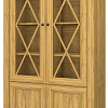 Шкаф-витрина WellMaker Норманн ШП2-100 ПП (натура)
