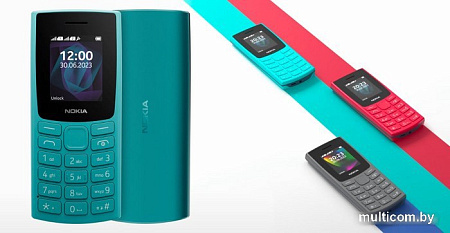 Кнопочный телефон Nokia 105 (2023) Dual SIM TA-1557 (бирюзовый)