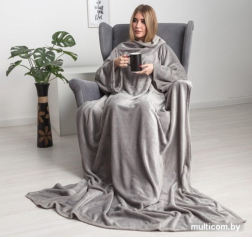 Плед Павлина 4491465 150x200 (серый)