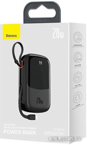 Внешний аккумулятор Baseus Qpow Digital Display 20000mAh (черный)
