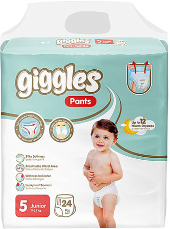Подгузники Giggles Junior 5 Pants (24 шт)
