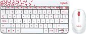 Офисный набор Logitech MK240 Nano 920-008160 (белый)
