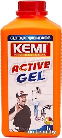 Средство для сантехники Kemi Professional Active Gel 1 л