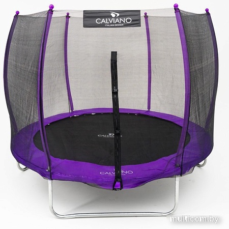 Батут Calviano Outside Master Purple 312 см - 10ft (внешняя сетка, с лестницей)