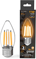 Светодиодная лампочка Gauss Filament Свеча 11W 810lm 2700К Е27 LED 1/10/50 103802111