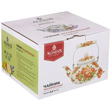 Чайник без свистка Agness Корейская роза 934-396