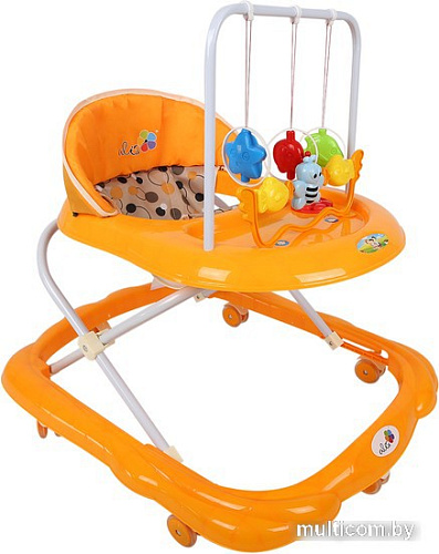 Ходунки Alis Buggy C 6 силиконовых колес (оранжевый)