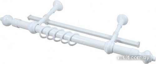 Карниз для штор Legrand Кантри + У-шина 48065611 (1.2 м, белый)