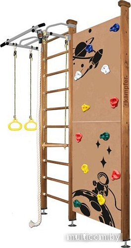 Детский спортивный комплекс Kampfer Jungle Ceiling Boy (стандарт, ореховый/белый антик)