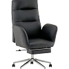 Офисное кресло TopChairs Solid с оттоманкой DD-004-OT (черный)