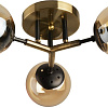 Люстра средней высоты Mirastyle BL-7763/3 AB+BK