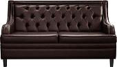Диван Brioli Чикаго двухместный (экокожа, L13 коричневый)
