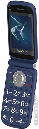 Мобильный телефон Maxvi E6 (синий)