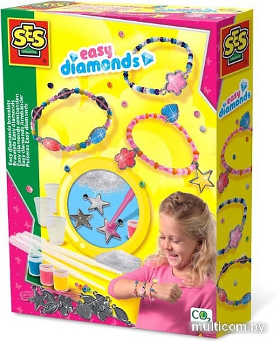 Набор для рукоделия SES Creative Блестящие браслеты своими руками 14682