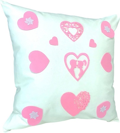 Декоративная подушка COALAHOME День влюбленных 40x40