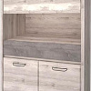 Книжный шкаф Anrex Jazz 3D1SN (каштан найроби оникс)