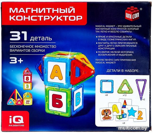 Магнитный конструктор Unicon Magical Magnet 3568158