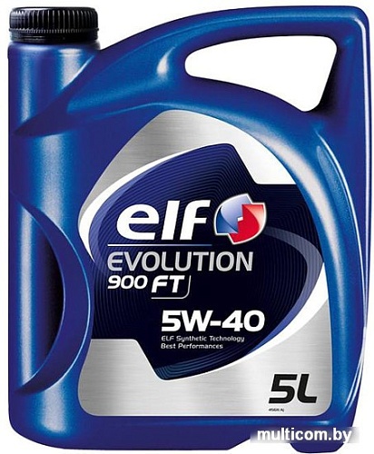 Моторное масло Elf Evolution 900 FT 5W-40 5л