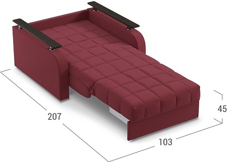Кресло Moon Trade Карина 044 002019 (бордовый)