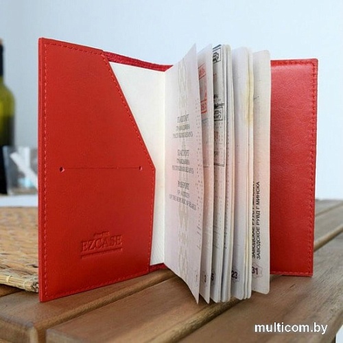 Обложка для паспорта EZcase C14.1 (красный)