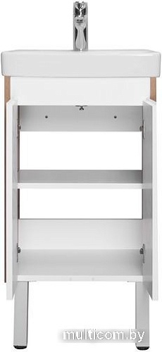 Акватон Тумба с умывальником Сканди Doors 45 1A2787K0SDZ90 (белый/дуб рустикальный)