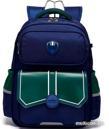 Школьный рюкзак Sun Eight SE-22006 (темно-синий/зеленый)