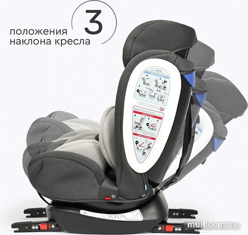 Детское автокресло Tomix Jasper Isofix DS15 (серый)
