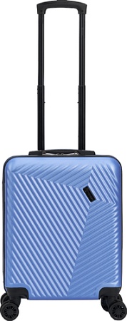 Чемодан-спиннер Torber T1919S 55 см (синий)