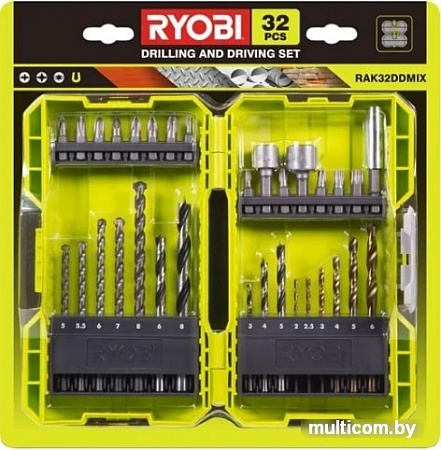 Набор оснастки Ryobi RAK32DDMIX (32 предмета)