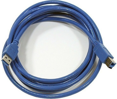 Кабель AOPEN ACU301-1.8м USB-A - USB-B (1.8 м, синий)
