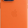 Чехол для телефона Apple MagSafe Leather Case для iPhone 14 Pro Max (оранжевый)