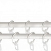 Карниз для штор Legrand Кованный 2м 2-х рядный 58123841 (белый матовый)