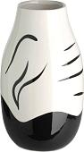 Ваза Eglo Yuzawa 421037 (керамика, белый/черный)